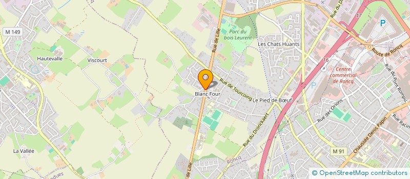 localisation de l'entreprise AU FIL DES IDEES à RONCQ