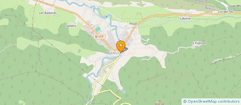 localisation de l'entreprise AU FIL DES LISSES à BELESTA