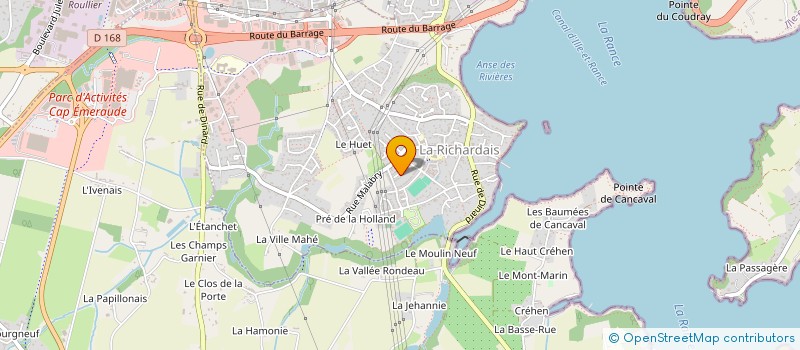 localisation de l'entreprise AU FIL DES LOISIRS  LA RICHARDAIS