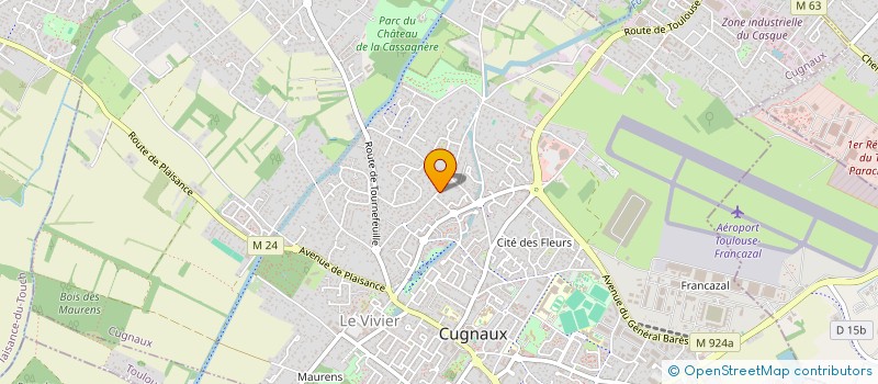 localisation de l'entreprise AU FIL DES MOTS 31  CUGNAUX