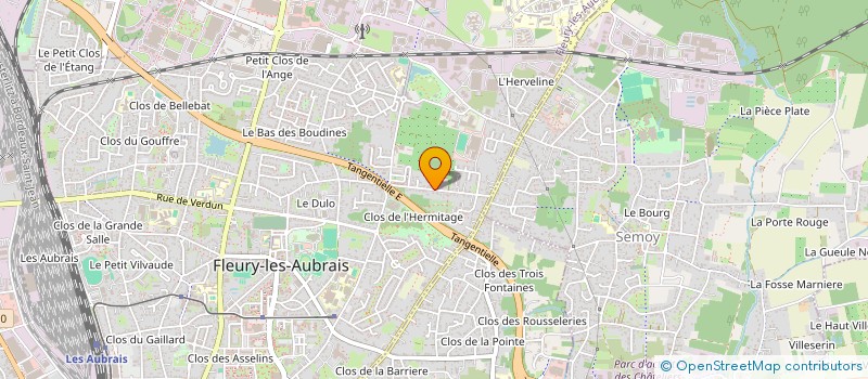 localisation de l'entreprise AU FIL DES MOTS à FLEURY-LES-AUBRAIS
