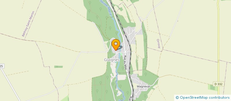 localisation de l'entreprise AU FIL DES MOTS UN CONTE  GLAIGNES