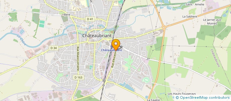 localisation de l'entreprise AU FIL DES PIERRES  CHATEAUBRIANT