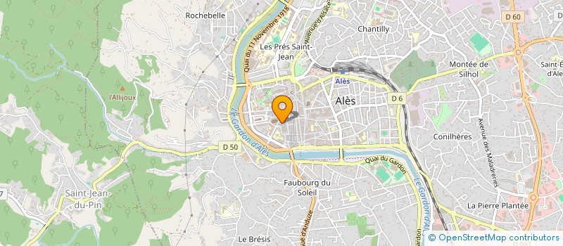 localisation de l'entreprise AU FIL DES RECITS  ALES