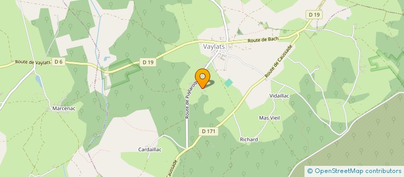 localisation de l'entreprise AU FIL DES SAISONS  VAYLATS