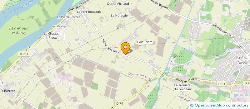 localisation de l'entreprise AU FIL DES SAISONS à DIVATTE-SUR-LOIRE
