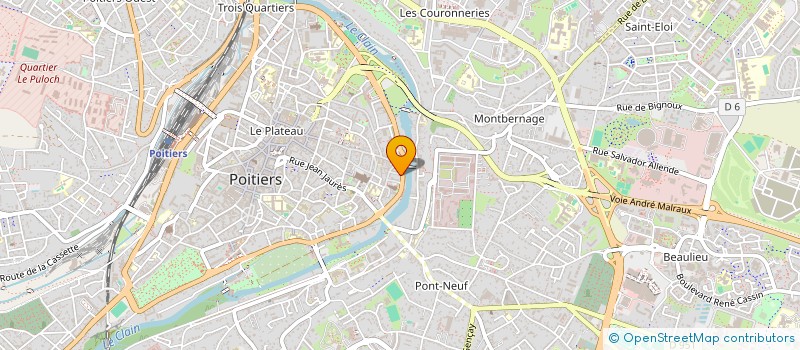 localisation de l'entreprise AU FIL DES SAISONS à POITIERS