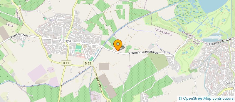 localisation de l'entreprise AU FIL DES SAISONS  SAINT-CYPRIEN