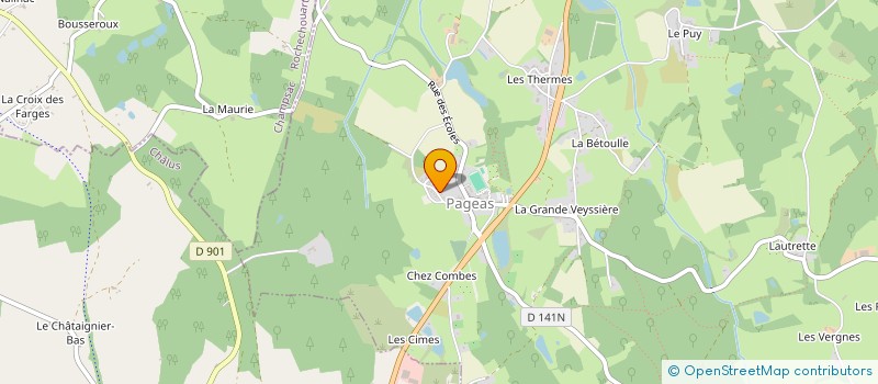 localisation de l'entreprise AU FIL DES SAISONS 87 à PAGEAS
