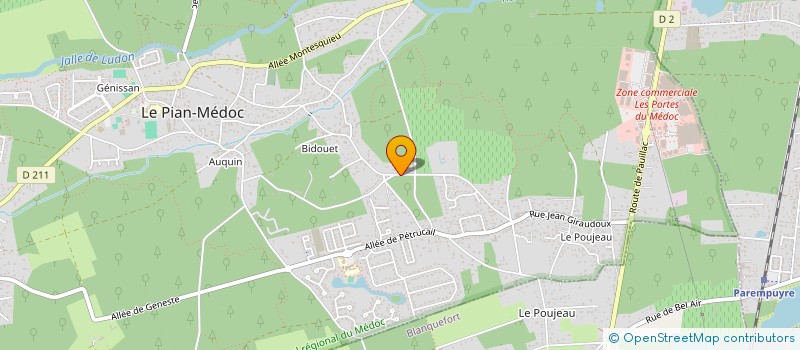 localisation de l'entreprise AU FIL DES SAISONS à LE PIAN MEDOC