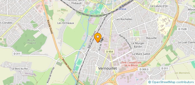 localisation de l'entreprise AU FIL DES SAISONS à VERNOUILLET