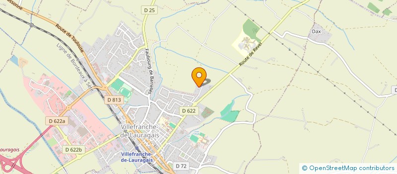 localisation de l'entreprise AU FIL DES VENTS  VIEILLEVIGNE