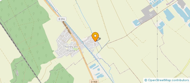 localisation de l'entreprise AU FIL DU BOIS  THOREY-EN-PLAINE