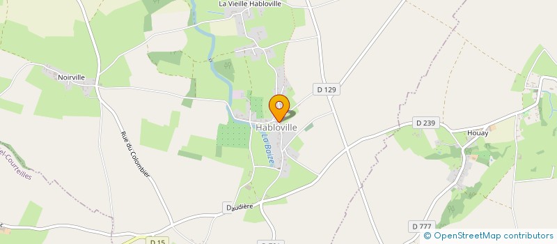 localisation de l'entreprise AU FIL DU BOIS à HABLOVILLE