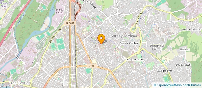 localisation de l'entreprise AU FIL DU FEMININ à ANNECY