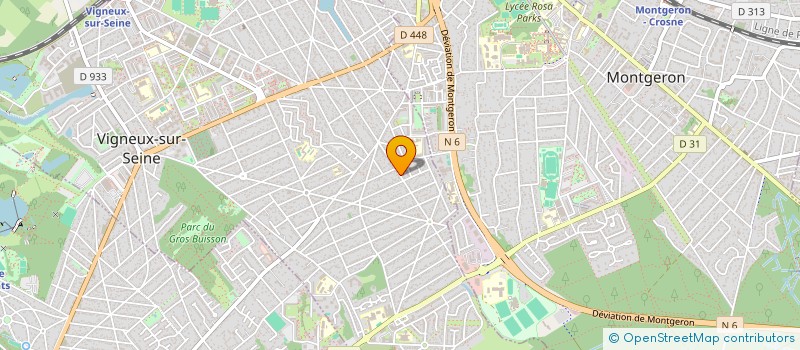 localisation de l'entreprise AU FIL DU JAZZ  VIGNEUX-SUR-SEINE