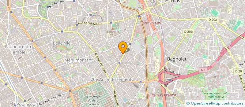 localisation de l'entreprise AU FIL DU RAIL  PARIS