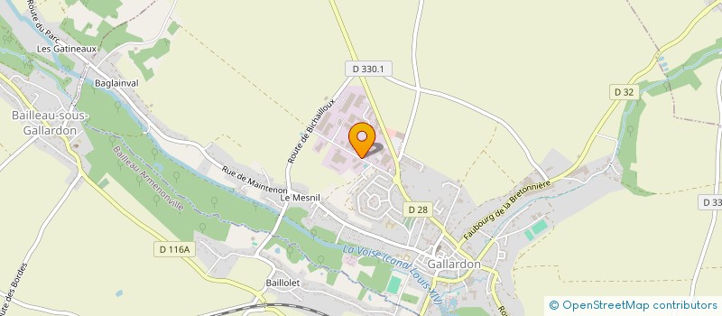 localisation de l'entreprise AU FIL DU SOIN à GALLARDON