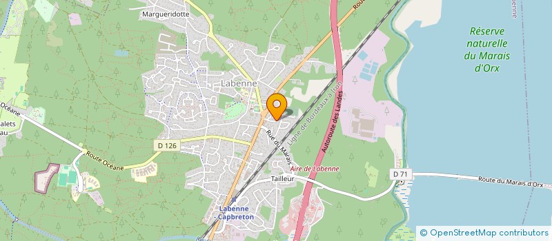 localisation de l'entreprise AU FIL DU SON  LABENNE