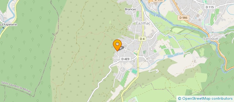 localisation de l'entreprise AU FIL DU TEMPS  CAZILHAC