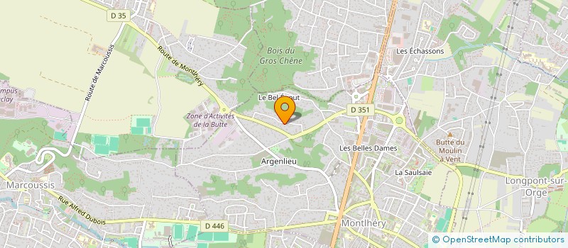 localisation de l'entreprise AU FIL DU TEMPS  MONTLHERY