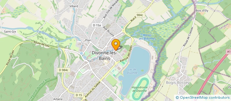 localisation de l'entreprise AU FIL DU TEMPS à DIVONNE-LES-BAINS