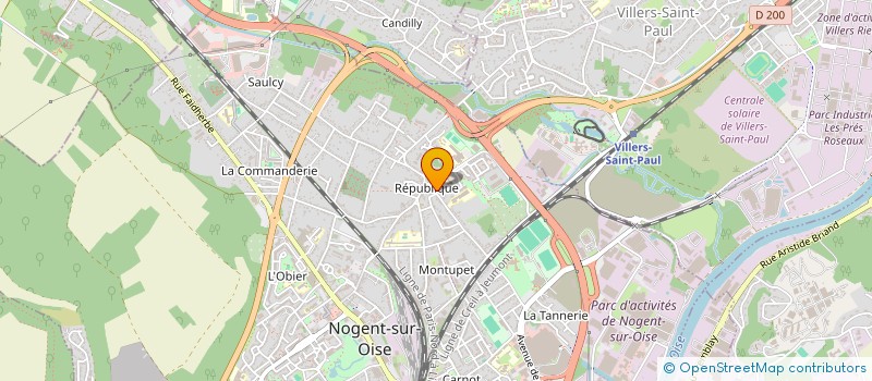 localisation de l'entreprise AU FIL DU TEMPS à NOGENT-SUR-OISE