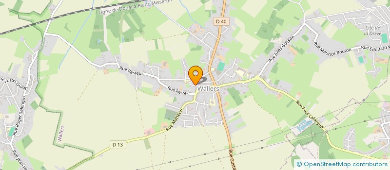 localisation de l'entreprise AU FIL DU TEMPS  WALLERS