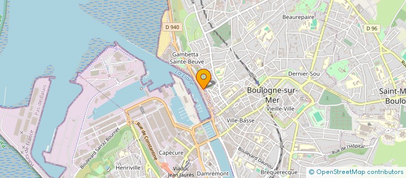 localisation de l'entreprise AU FIL DU TEMPS  BOULOGNE-SUR-MER