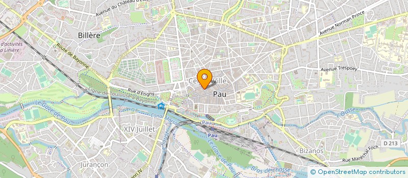 localisation de l'entreprise AU FIL DU TEMPS à PAU