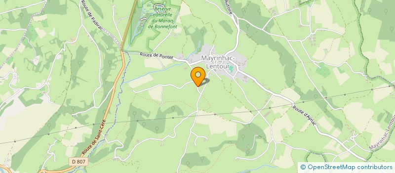 localisation de l'entreprise AU FIL DU TEMPS  MAYRINHAC-LENTOUR