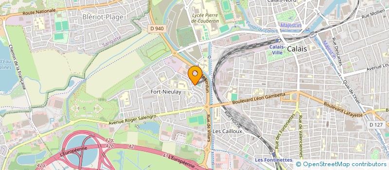 localisation de l'entreprise AU FIL DU TEMPS  CALAIS