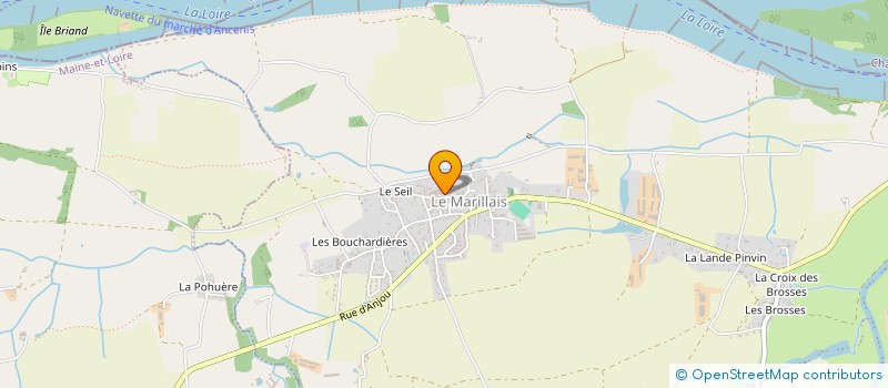 localisation de l'entreprise AU FIL DU TEMPS EN EVRE ET PLAINE à MAUGES-SUR-LOIRE