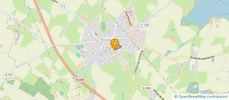 localisation de l'entreprise AU FIL DU VERT à SAINT-CHRISTOPHE-DU-BOIS