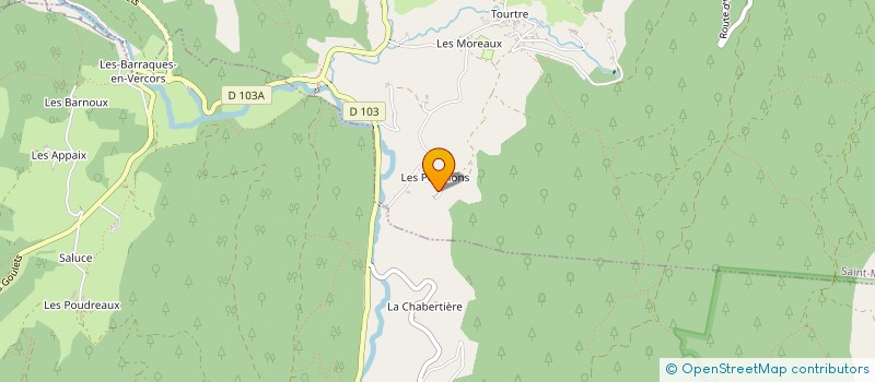 localisation de l'entreprise AU FIL DU VIF à SAINT-MARTIN-EN-VERCORS