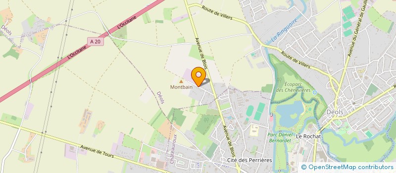 localisation de l'entreprise AU FIL DU VIN à CHATEAUROUX
