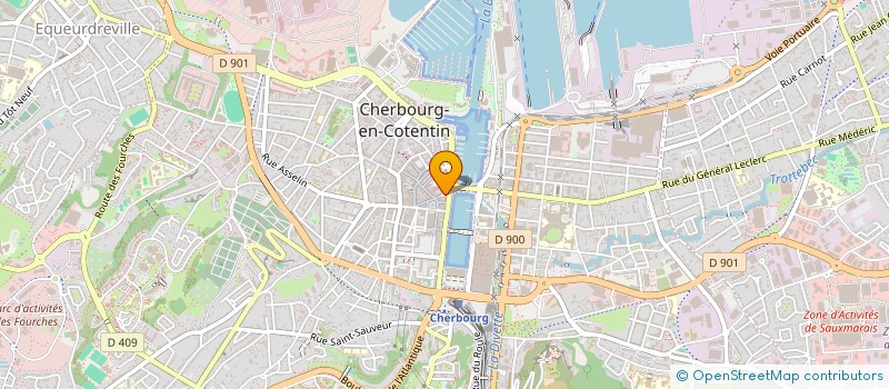 localisation de l'entreprise AU FIL DU VIN  CHERBOURG-EN-COTENTIN