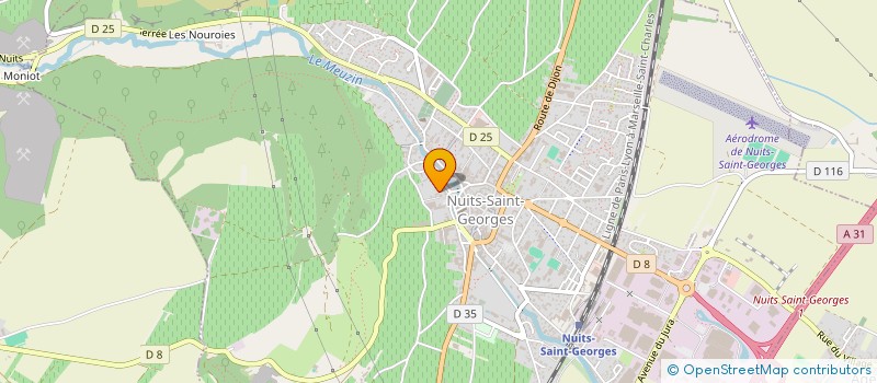 localisation de l'entreprise AU FIL'ELEC à NUITS-SAINT-GEORGES