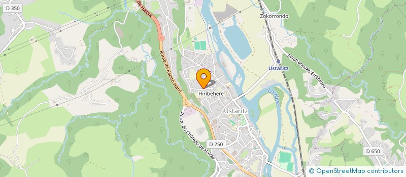 localisation de l'entreprise AU FIL ET A MESURES  USTARITZ