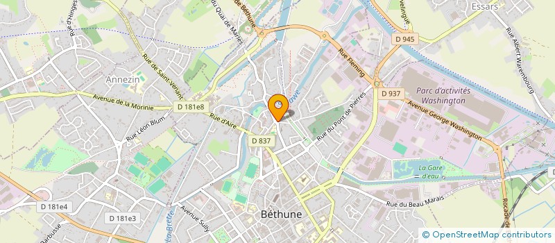 localisation de l'entreprise AU FILET MIGNON à BETHUNE