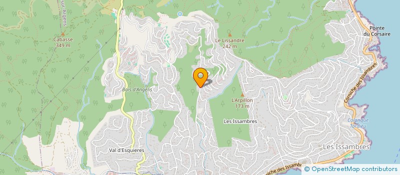 localisation de l'entreprise AU FILS DES MOTS  ROQUEBRUNE-SUR-ARGENS