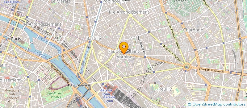 localisation de l'entreprise AU FIN GOURMET à PARIS 12