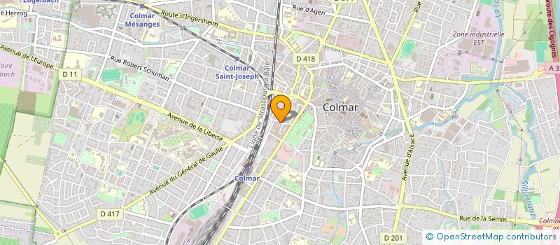localisation de l'entreprise AU FIN GOURMET à COLMAR