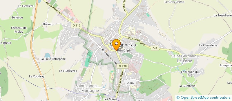 localisation de l'entreprise AU FIN POLLEN à MORTAGNE-AU-PERCHE