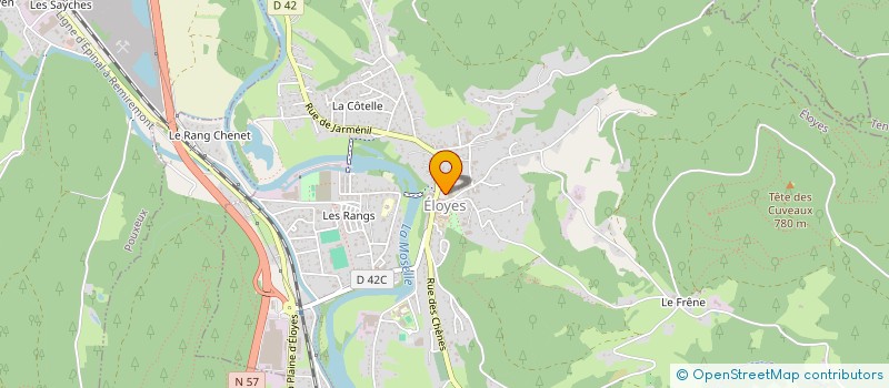 localisation de l'entreprise AU FLAMBADOU  ELOYES