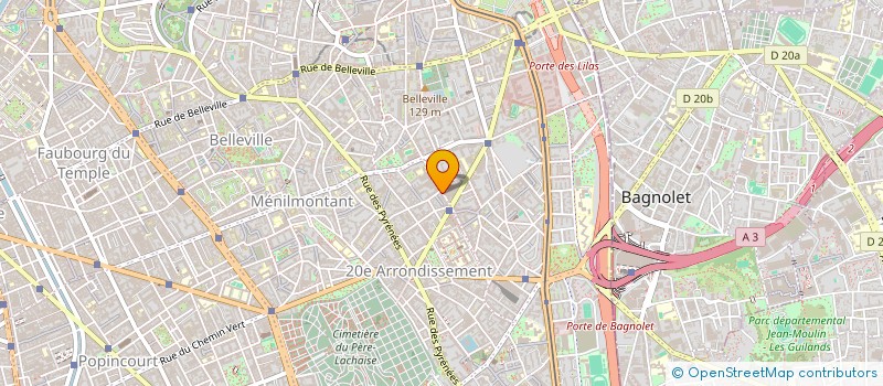 localisation de l'entreprise AU FLEURI  PARIS