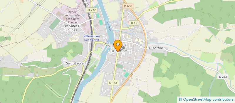 localisation de l'entreprise AU FLEURON D'OR à VILLENEUVE-SUR-YONNE