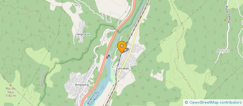 localisation de l'entreprise AU FOND A DROITE à MERCUS-GARRABET