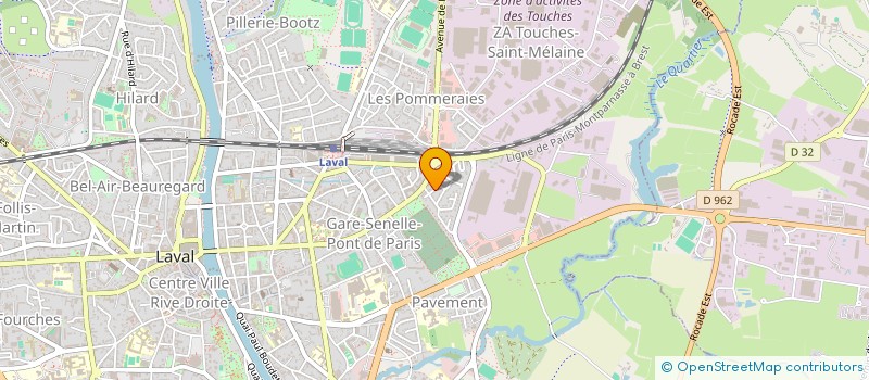 localisation de l'entreprise AU FOND A GAUCHE à LAVAL