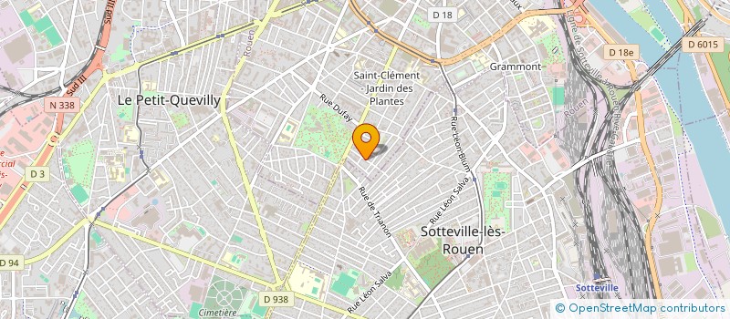 localisation de l'entreprise AU FOND A GAUCHE THEATRE à ROUEN